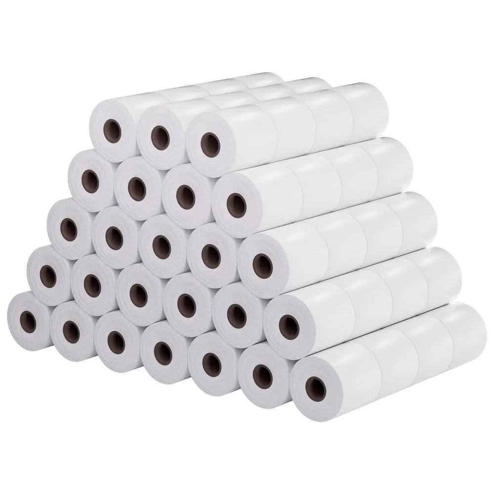 100 Rolls Thick Thermal Label Paper for 80mm Printers