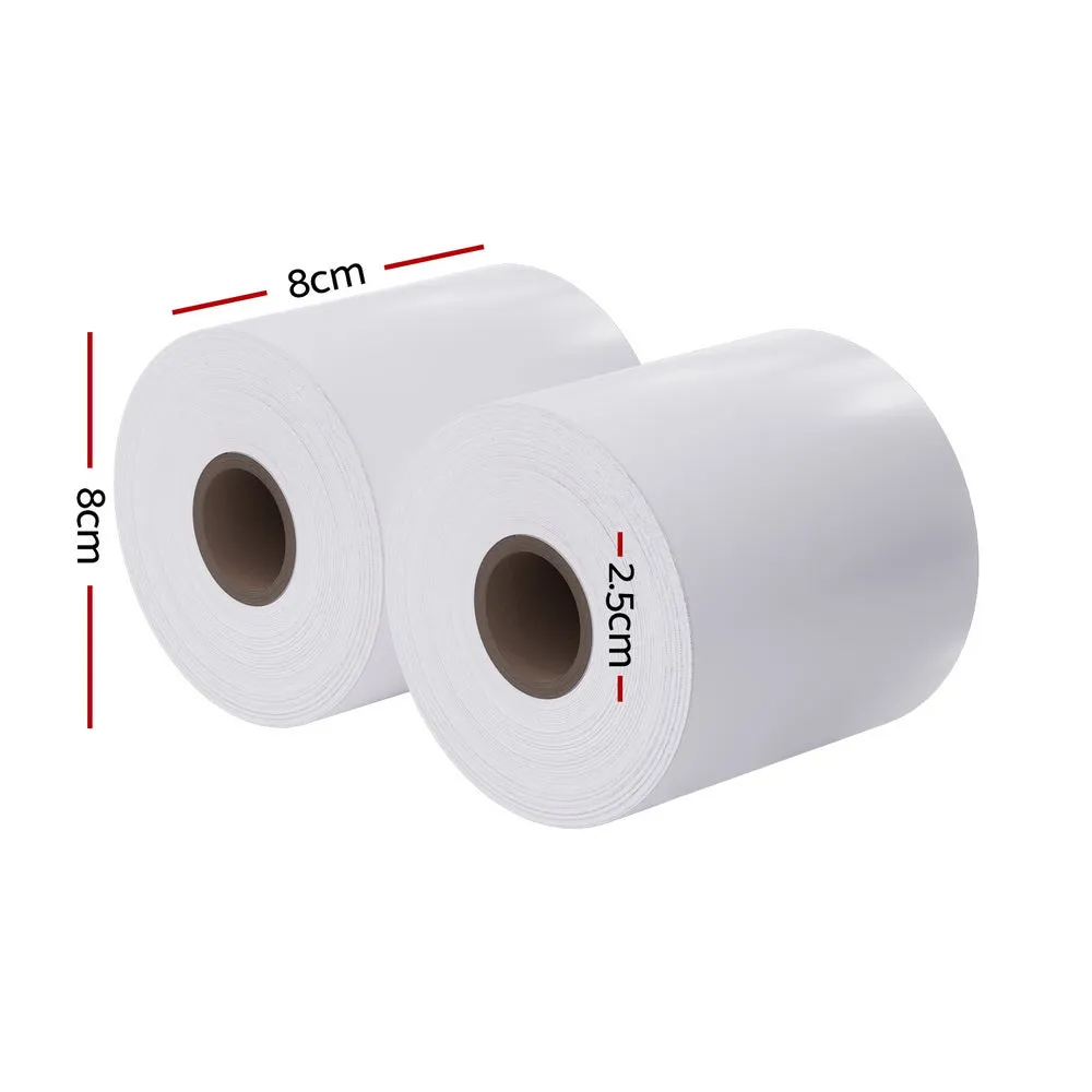 100 Rolls Thick Thermal Label Paper for 80mm Printers