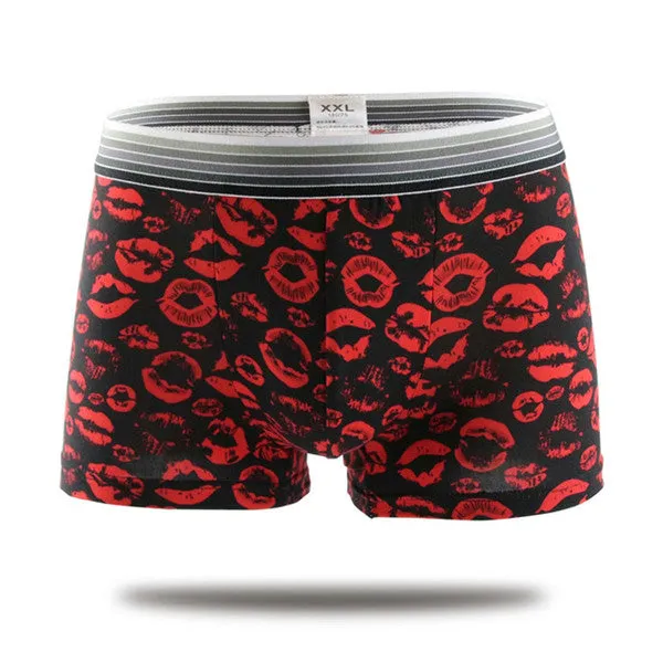 19 colors fashion design cotton Cartoon cuecas boxer men high quality fancy patterned mens underwear boxers men shorts Panties