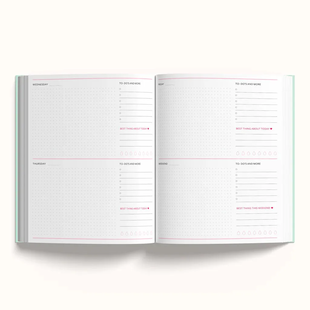 Annual Undated Planner - Rise & Shine