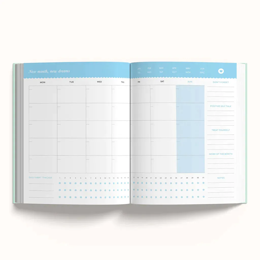 Annual Undated Planner - Rise & Shine
