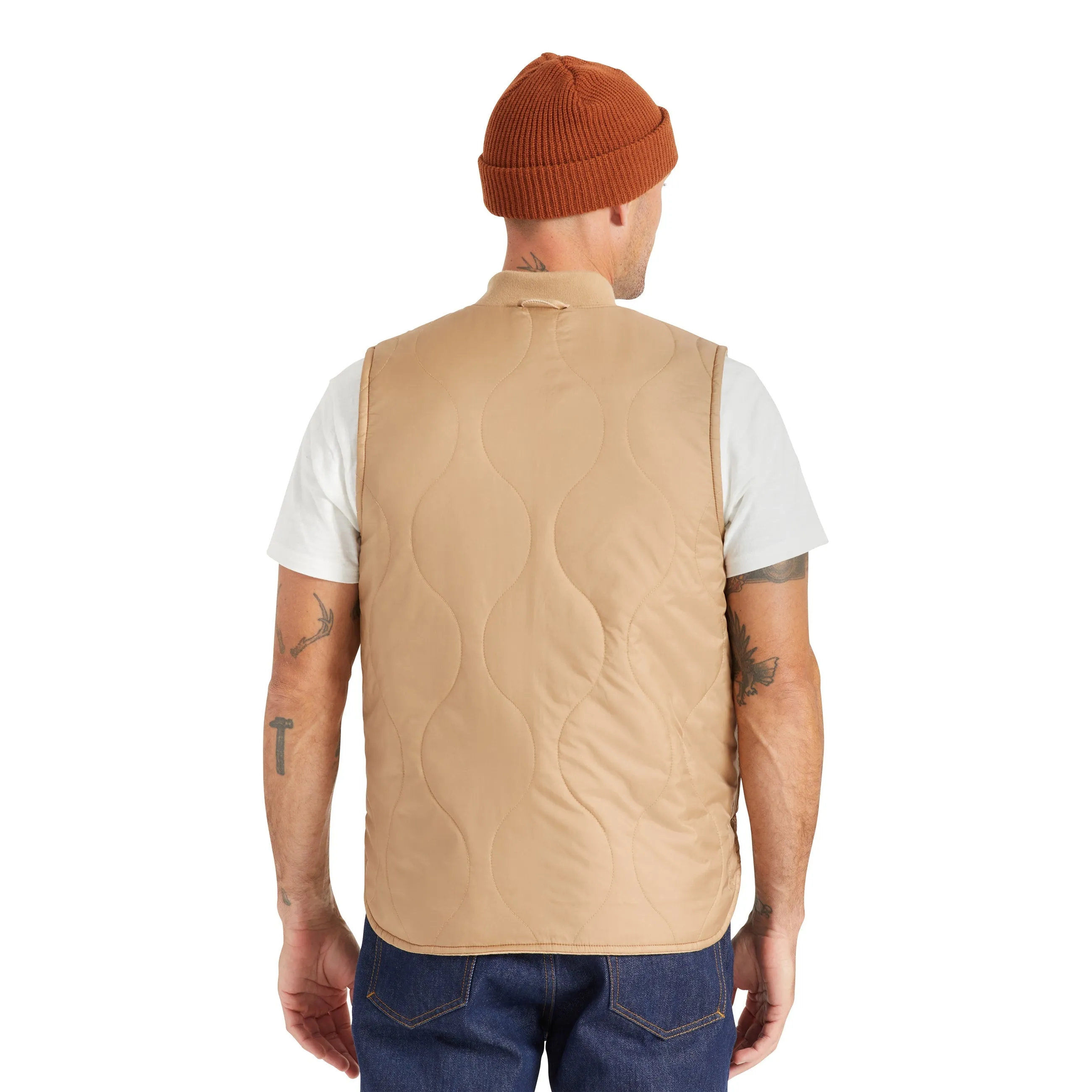 BRIXTON ABRAHAM REVERSIBLE VEST MOJAVE