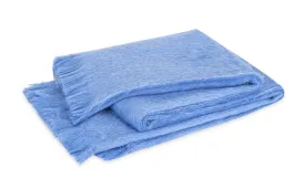 Bruno Azure Blue Throw by Matouk