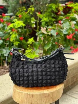 Cloud Nine Quilted Bag - Black