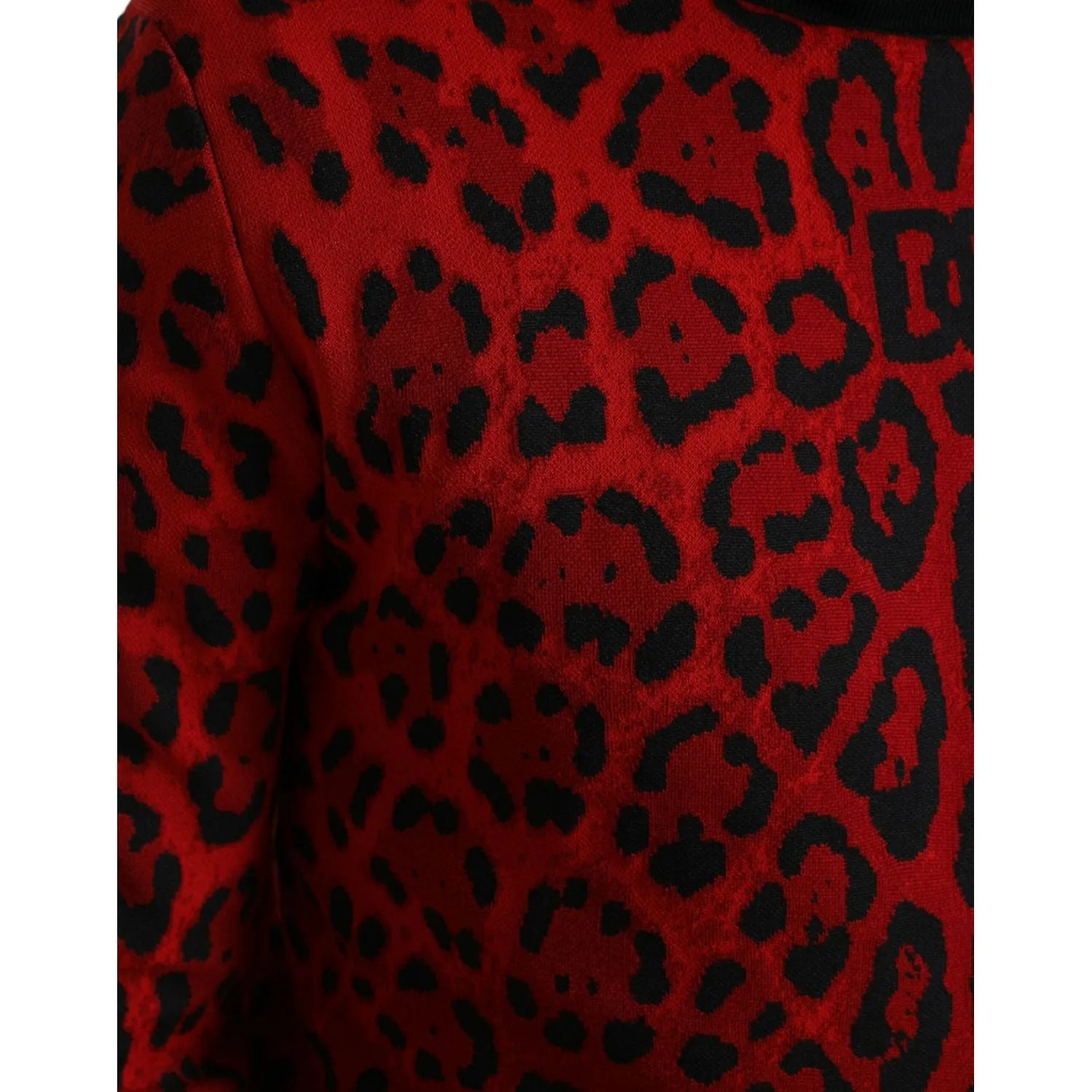 Dolce & Gabbana Elegant Leopard Turtleneck Sweater