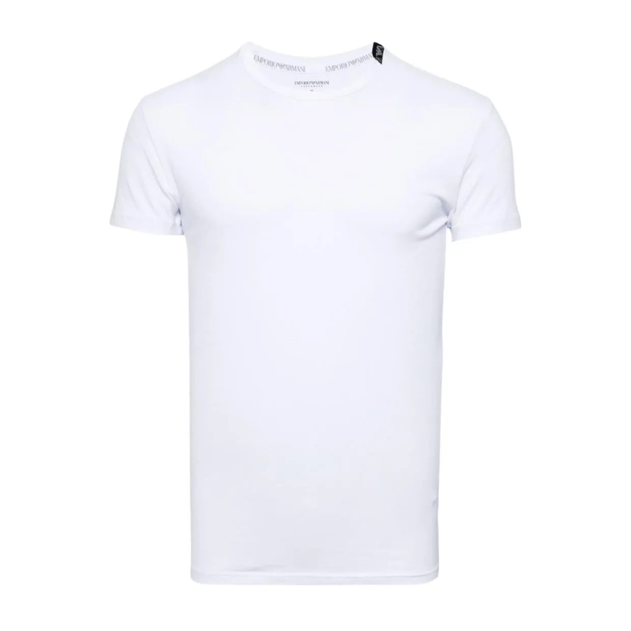 Emporio Armani Bodywear Logo Tag White T-Shirt