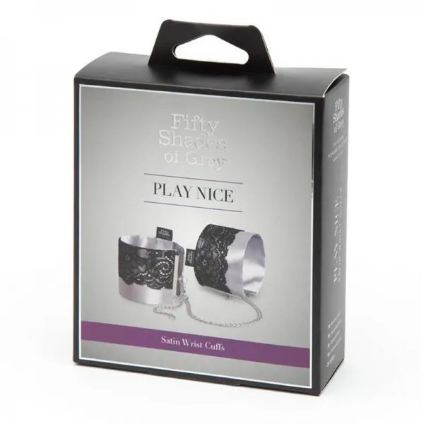 Fifty Shades of Grey Play Nice Satin Wrist Cuffs