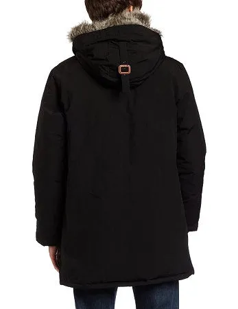 Fred Perry Black Down Parka