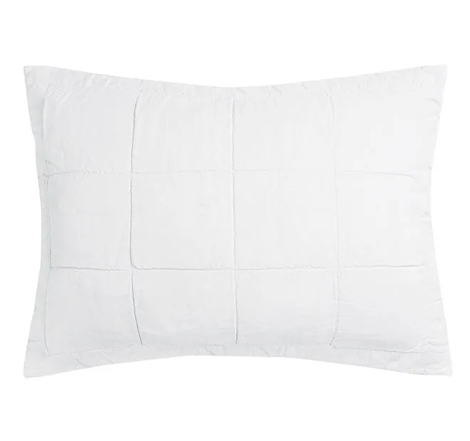 French Linen Coverlet Snow