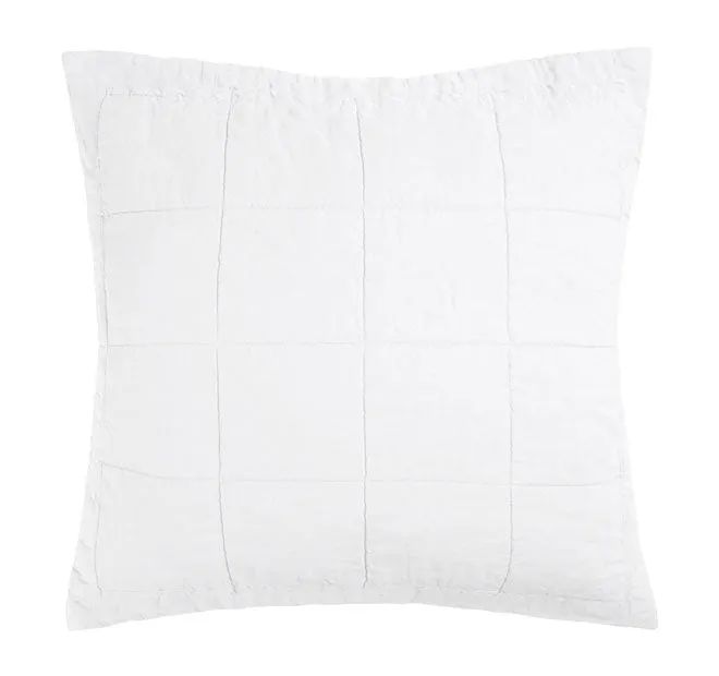 French Linen Coverlet Snow