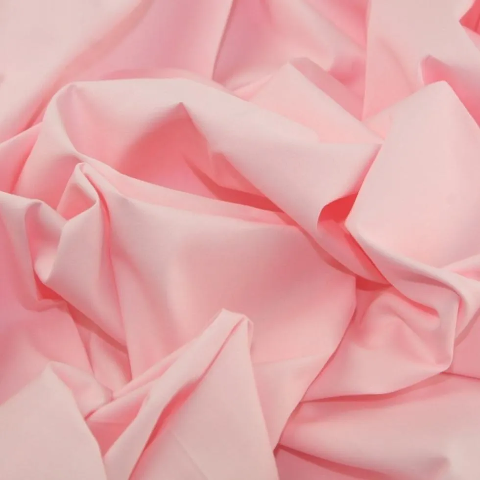 FULL ROLL 25m - Plain Rose & Hubble Cotton Poplin Fabric