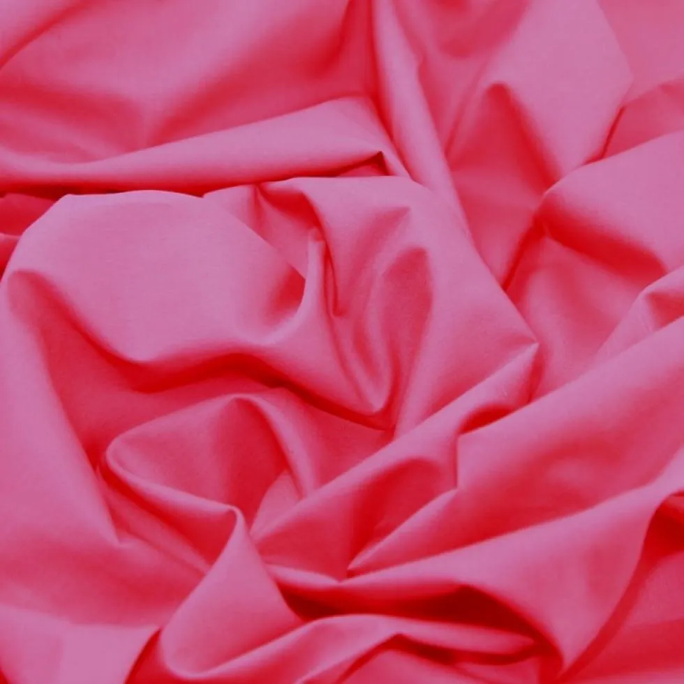 FULL ROLL 25m - Plain Rose & Hubble Cotton Poplin Fabric