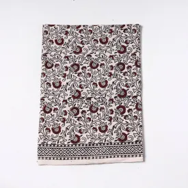 Grey - Bagh Block Printed Cotton Precut Fabric (0.95 meter) 60