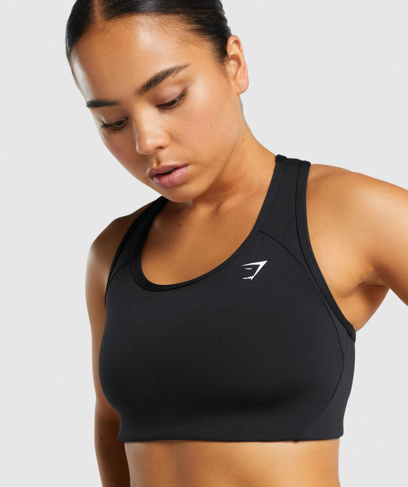 Gymshark Essential Racer Back Sports Bra - Black