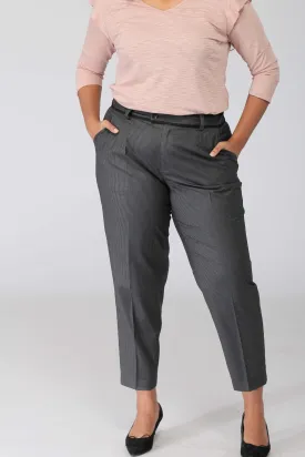 Ithaca Grey Herringbone Pants