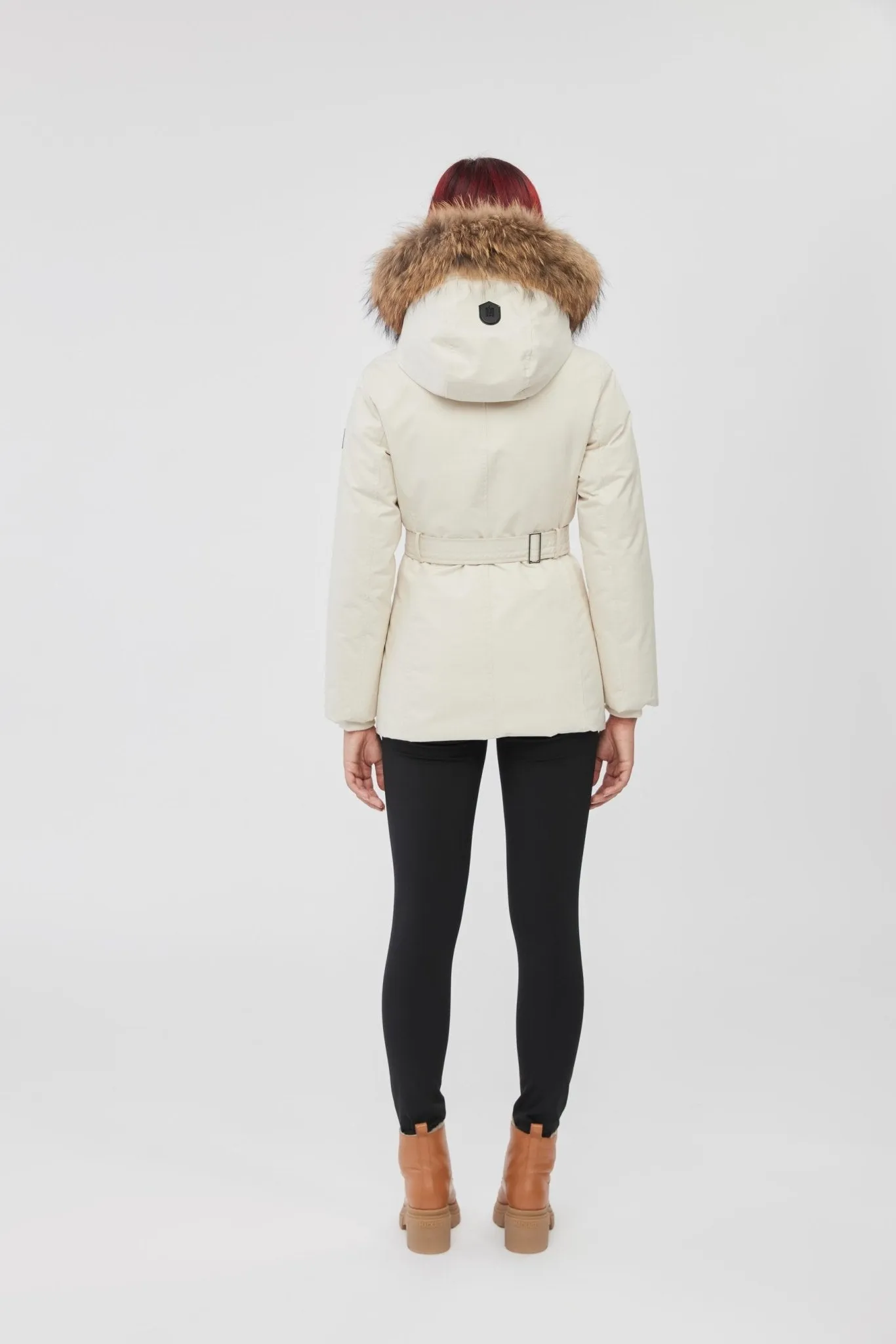 MACKAGE JENI-F - Down Parka With Removable Bib And Natural Fur