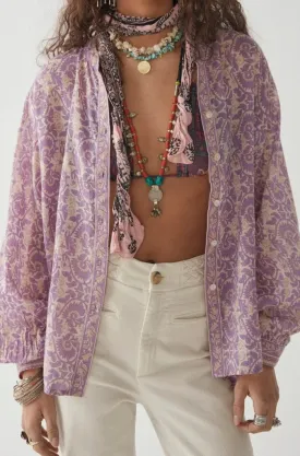 Maison Hotel Verbena Blouse in Purple Rain