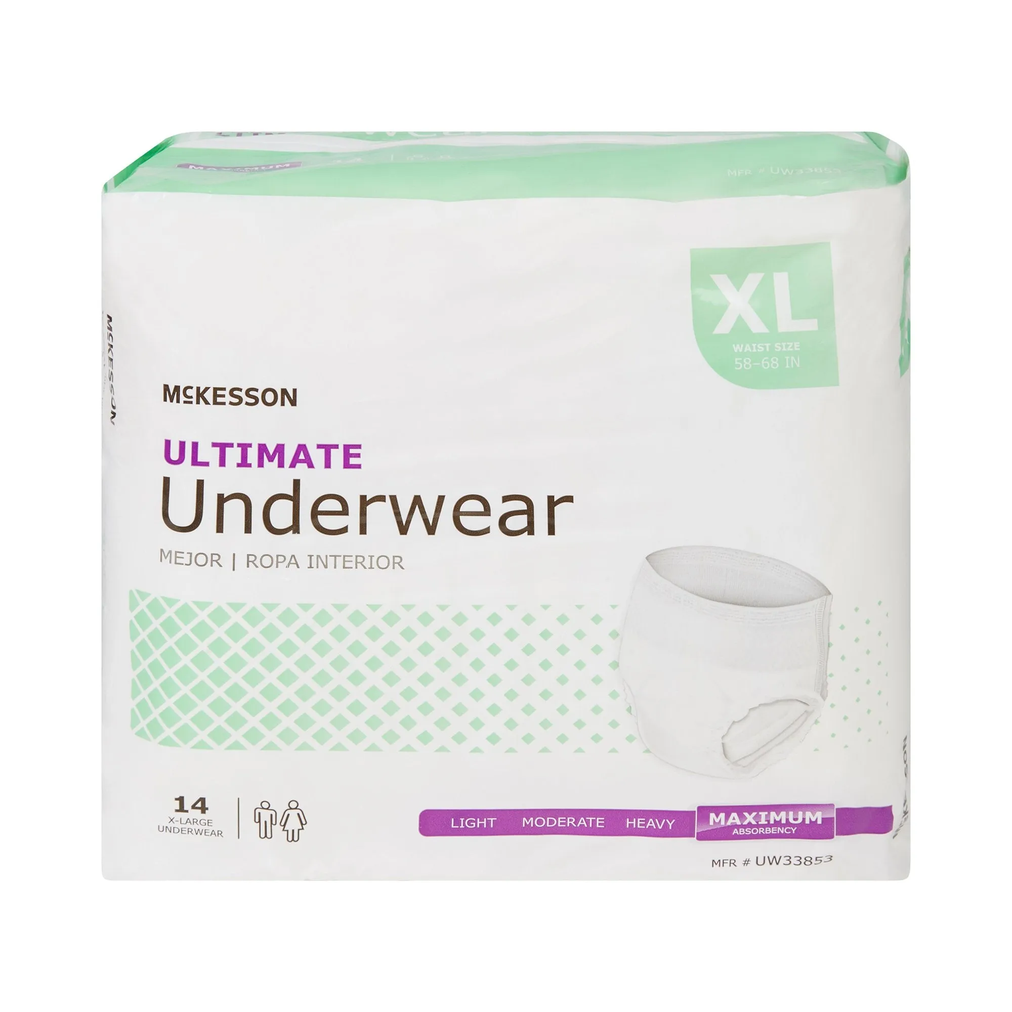 McKesson Ultimate Maximum Absorbent Underwear, Extra Large