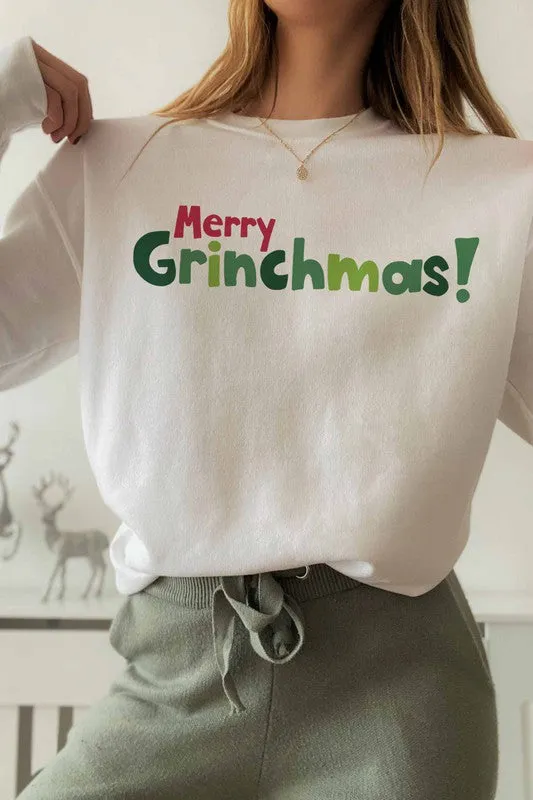 MERRY GRINCHMAS GRAPHIC SWEATSHIRT