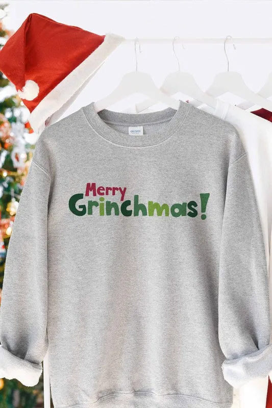 MERRY GRINCHMAS GRAPHIC SWEATSHIRT