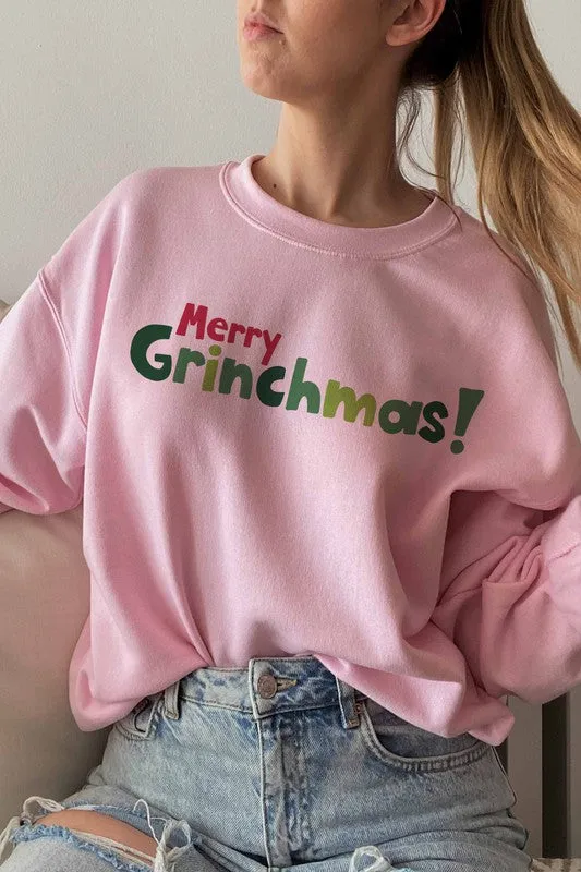 MERRY GRINCHMAS GRAPHIC SWEATSHIRT