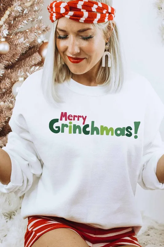 MERRY GRINCHMAS GRAPHIC SWEATSHIRT