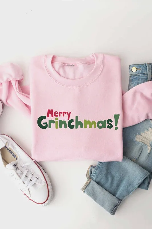 MERRY GRINCHMAS GRAPHIC SWEATSHIRT