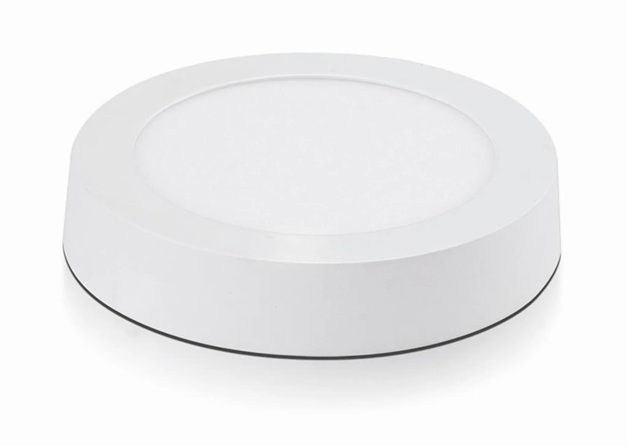 Milano 18W Rd Surface Light White Round