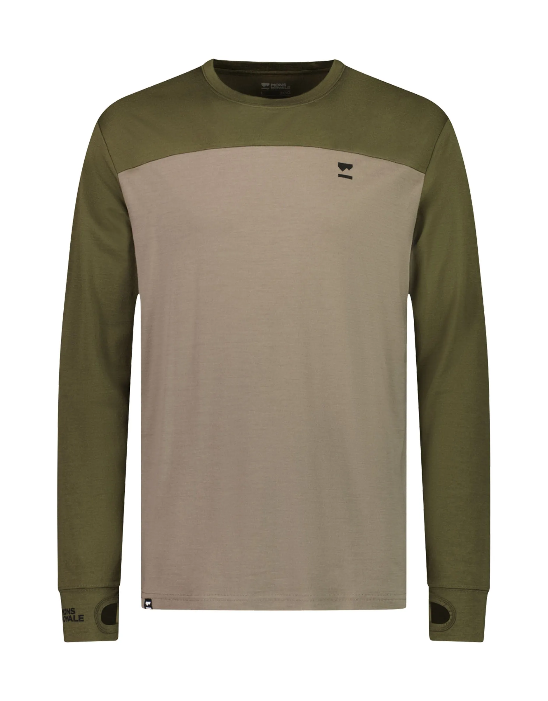 Mons Royale Mens Yotei Tech Long Sleeve Base Layer