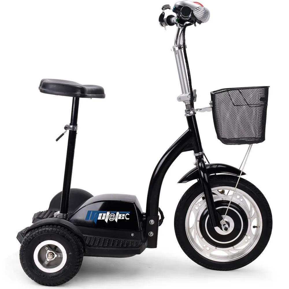 MotoTec 36V/12Ah 350W 3-Wheel Electric Scooter