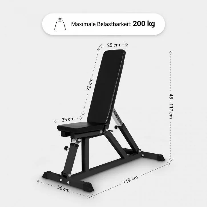 Multi Function Bench - Black