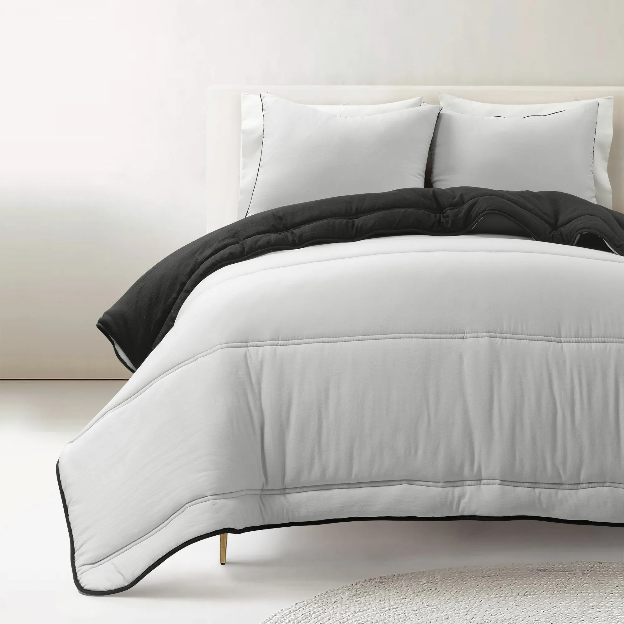 Oslo Soft Reversible Quilted Comforter Set