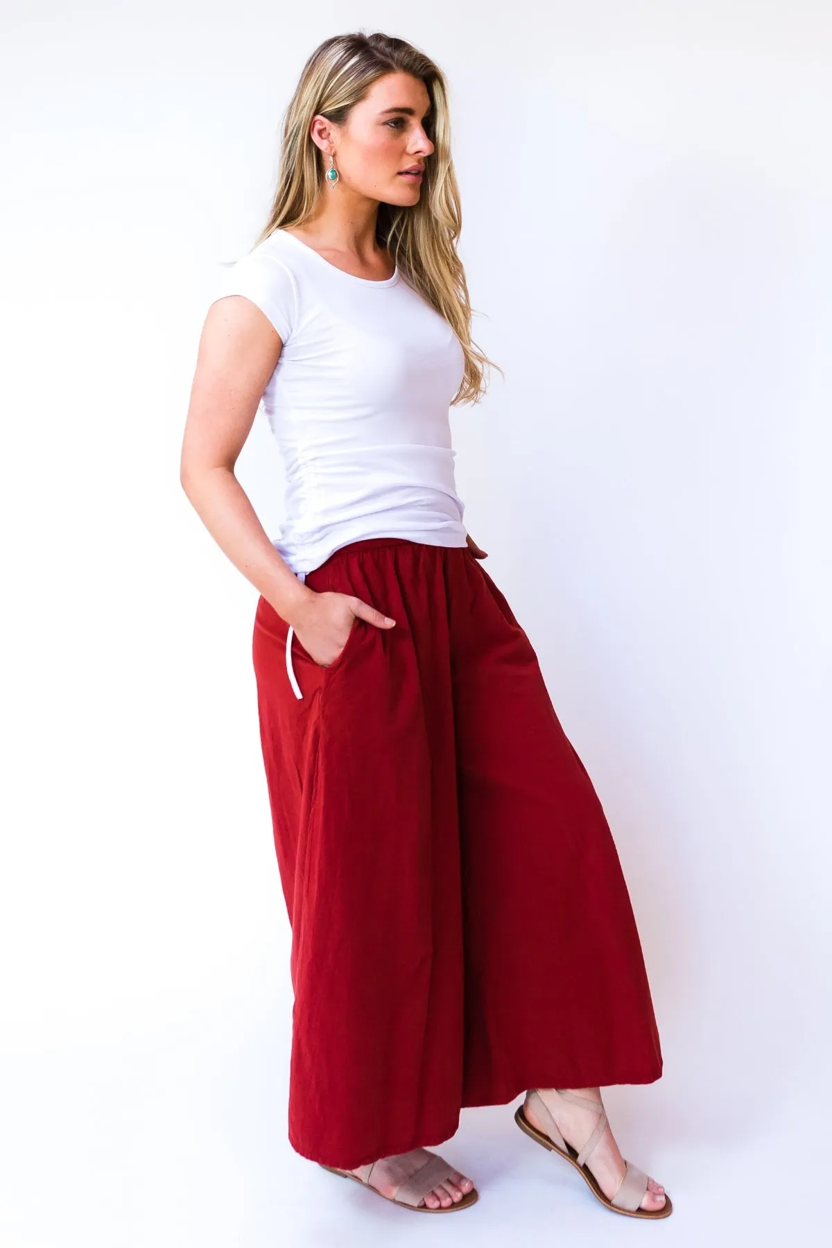 Palazzo Pants - Rust