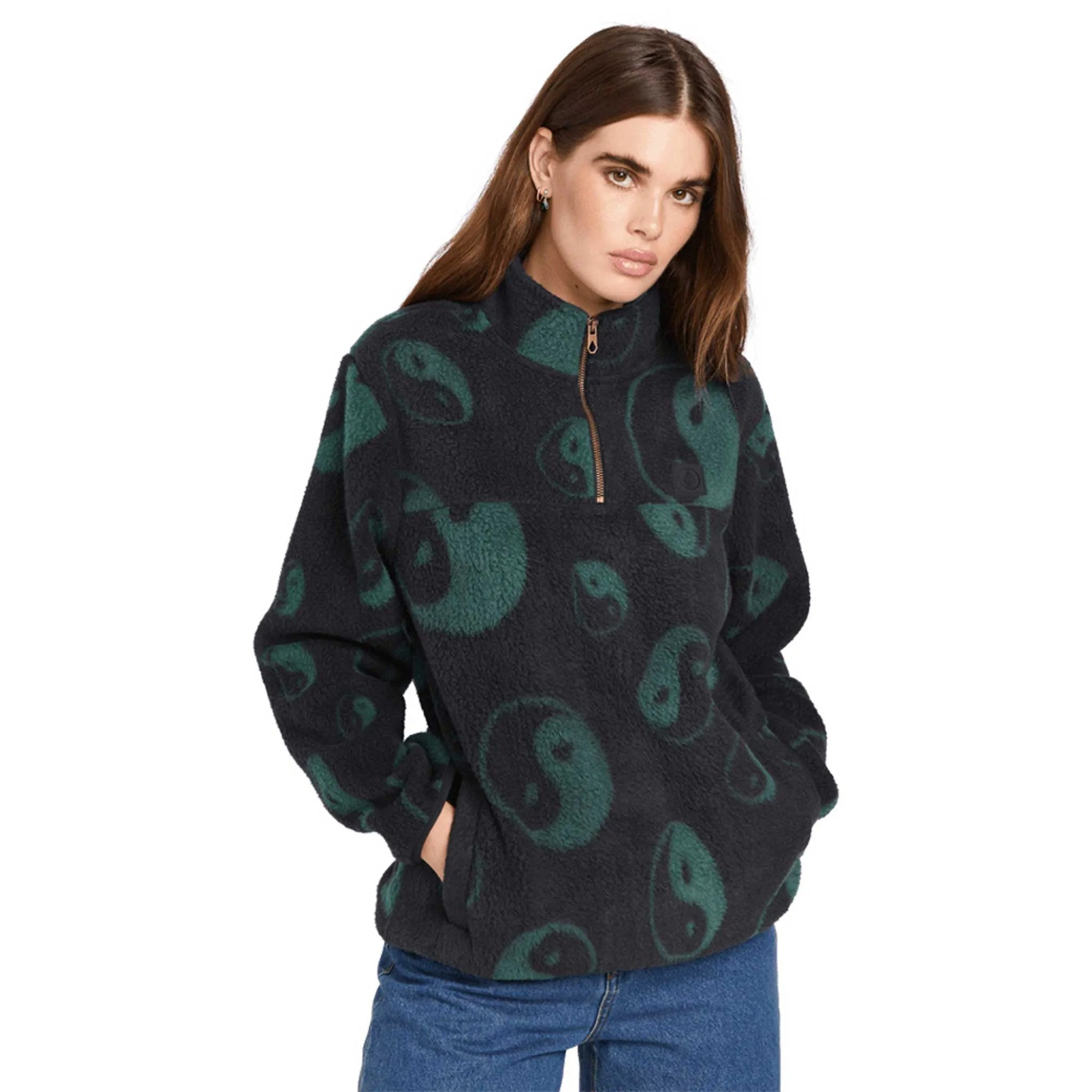 Pheelin It Mock Neck Sweatshirt