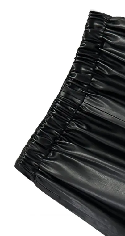 Pre Order:  Vegan Leather Wide-Leg Pants - @phenomenalkat