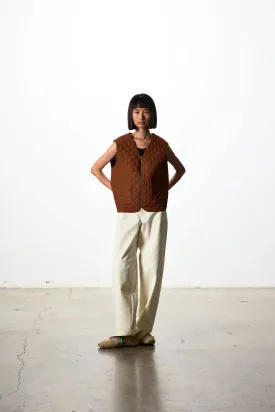 Ricochet Bertoia Vest - Pecan