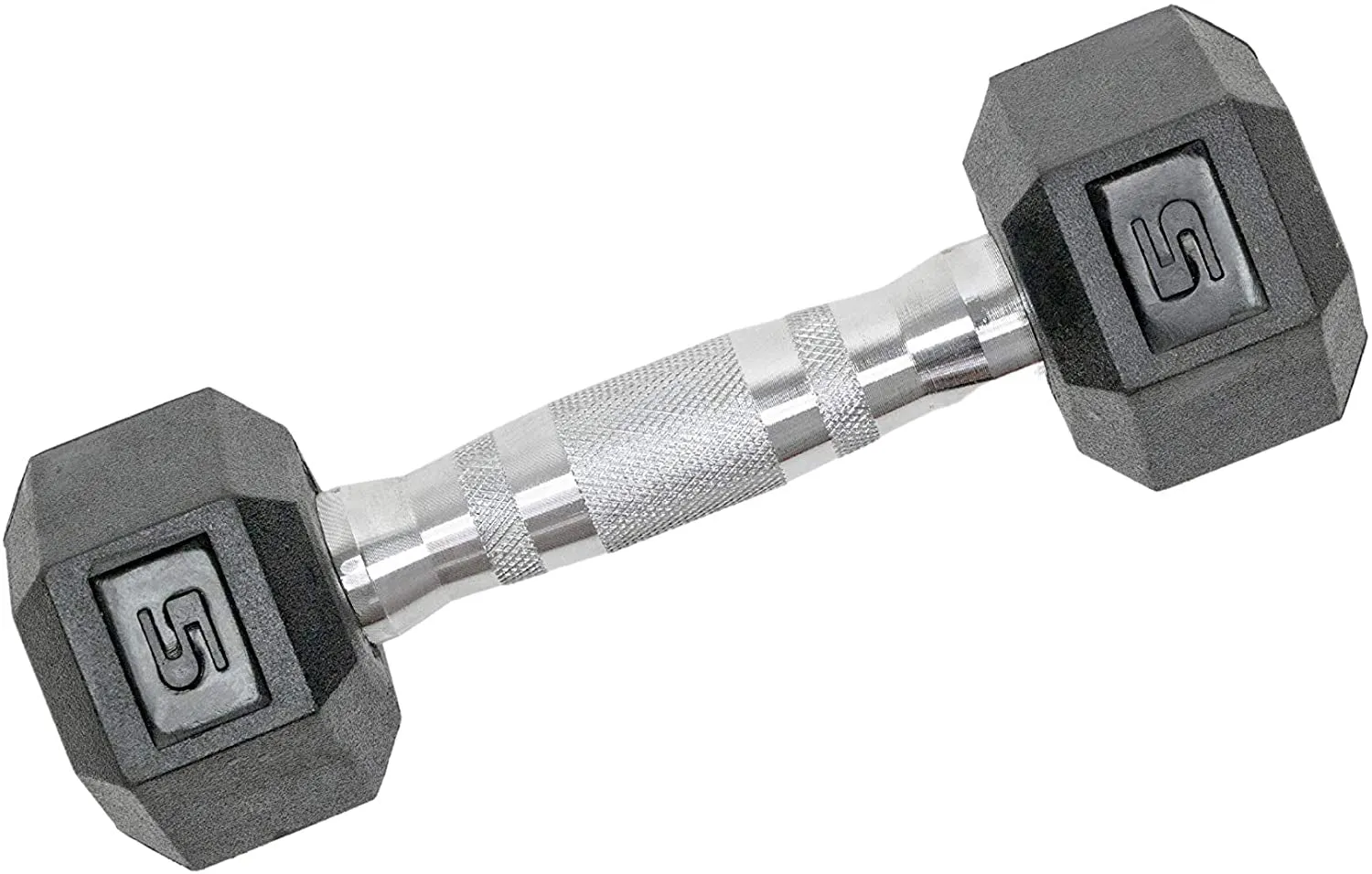 Rubber HEX Free Hand Weights Dumbbell Pairs