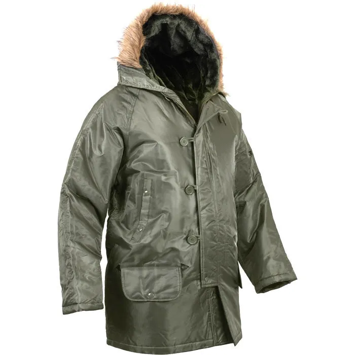 Sage Green - Cold Weather N-3B Parka Jacket