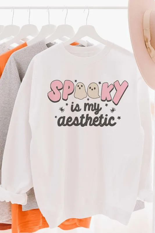 SPOOKY IS MY AESTHETIC GRAPHIC SWEATSHIRT