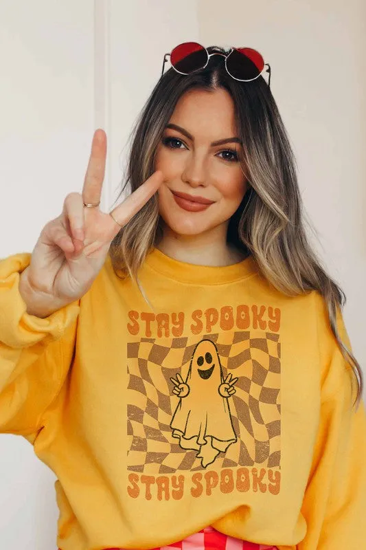 STAY SPOOKY GRAPHIC SWEATSHIRT