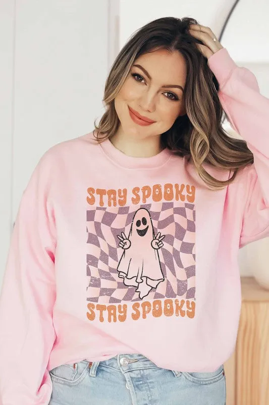 STAY SPOOKY GRAPHIC SWEATSHIRT