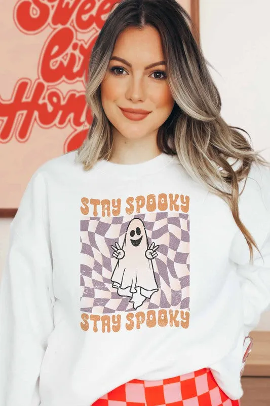 STAY SPOOKY GRAPHIC SWEATSHIRT