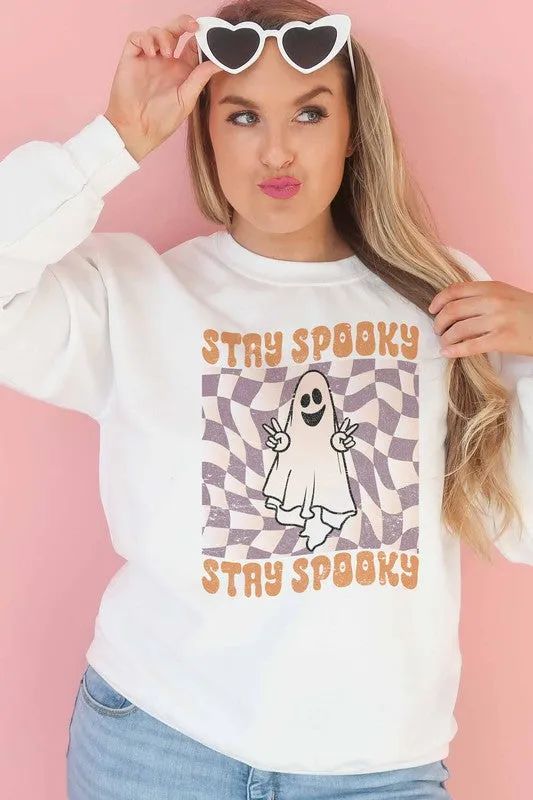 STAY SPOOKY GRAPHIC SWEATSHIRT