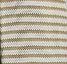 Tan Striped Knit Tie by Paul Malone