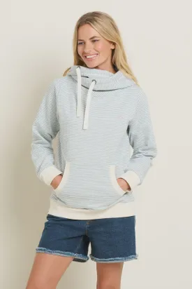 Textured Stripe Elise Hoodie