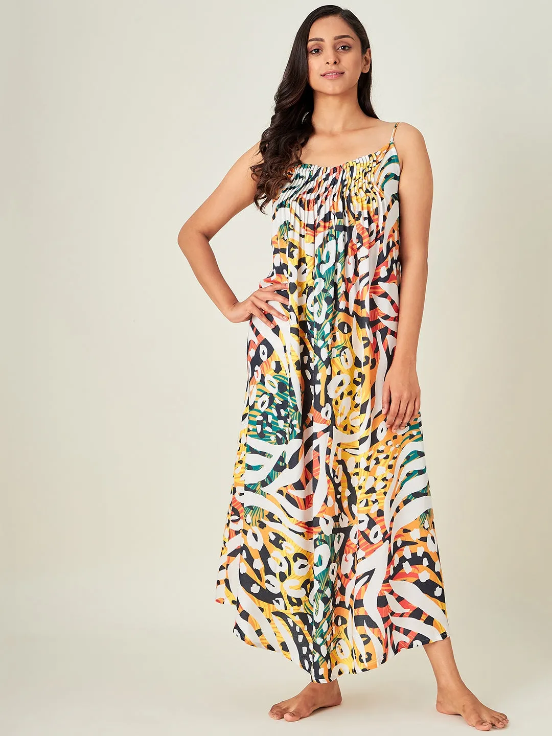 Tiger Tropica Negligee (Final Sale)