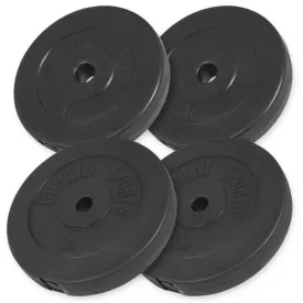 Vinyl Weight Plate Set 2x 15KG - 2x 7.5KG - 2x2.5KG