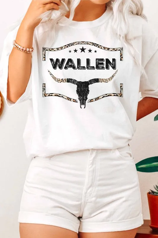 WALLEN LEOPARD WESTERN GRAPHIC TEE