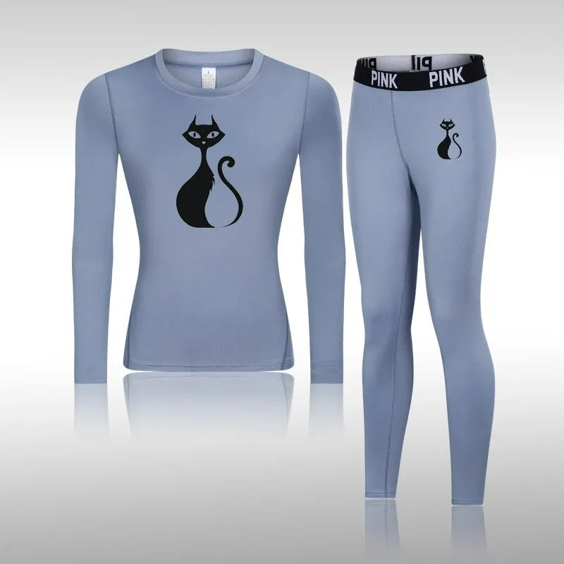 Women's Winter Compression Thermal Underwear Set